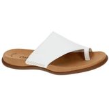 Gabor - Slippers - Wit - Leer - Best Fitting Technologie