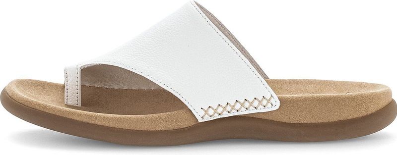 Gabor - Slippers - Wit - Leer - Best Fitting Technologie