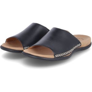Gabor - 37.050 - Muiltjes - Zwart - Leer - Rubber