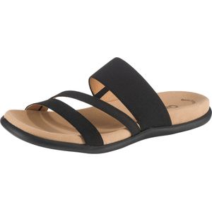 Gabor - 03.702 - Slippers - Zwart - Textiel