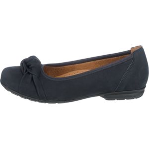 Gabor FLORENZ Ballerina Business Schuhe, Slipper mit modischem Knoten, Weite G