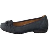 Ballerina - Effen - Leer/Suède - Gevoerd - Slip-on - Platte Hak