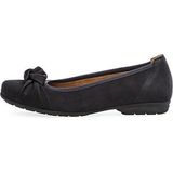 Ballerina - Effen - Leer/Suède - Gevoerd - Slip-on - Platte Hak