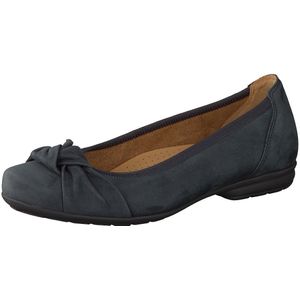 Gabor Shoes 2.643 dames gesloten ballerina's, Blauw Ocean 46, 41 EU