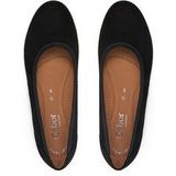 Gabor - Comfort Sleehak Pumps - Zwart - Suède - Rubber Zool