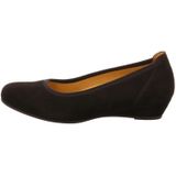 Gabor - Comfort Sleehak Pumps - Zwart - Suède - Rubber Zool