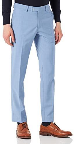 HECHTER PARIS - Pantalon - Lichtblauw - Regular Fit - Lang/maxi