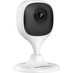 Blaupunkt VIO-HS20 WLAN Full HD IP-bewakingscamera, 1080p resolutie, 2-weg audio nachtzicht voor binnen, dierenbewaking, babyfoon, HD-video, app-besturing