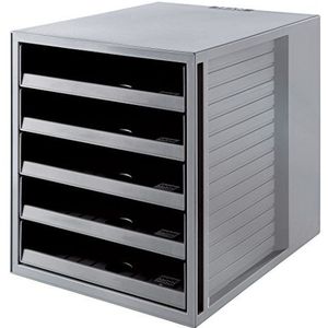HAN 14018-18 Karma opbergmap voor C4, 275 x 320 x 330 mm, 5 vakken, grijs