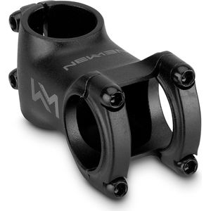 NEWMEN Evolution Stuurpen - 31.8 MM - Hoek 6° - 4 BOUT - 90 MM - Aluminium - Zwart
