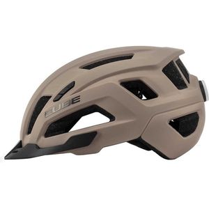 CUBE Fietshelm Cinity – All terrain helm – In-mould-constructie – Insectennetje – Afneembare zonneklep - 49-55 cm – Maat S – Grijs
