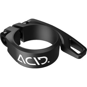 ACID Zadelpenklem - Incl. geïntegreerd gereedschap - HEX-toetsen 5 en 6 - Anti-diefstal - Aluminium - D40 mm - Zwart