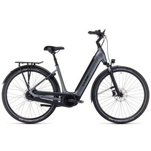 cube supreme hybrid pro 625 easy entry elektrische stadsfiets shimano nexus 8s 625 wh 700 mm flash grey 2023