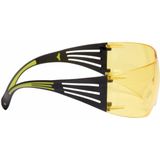3M SF403AF veiligheidsbril SecureFit, geel, montuur zwart/groen
