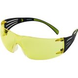 3M SF403AF veiligheidsbril SecureFit, geel, montuur zwart/groen