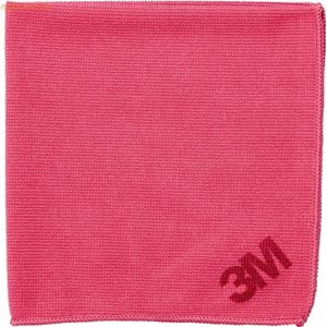 3M microvezeldoek, rood, pak van 10 stuks