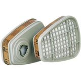 3M - Gas- en Dampfilter A1 - Bescherming Tegen Organische Dampen - Set