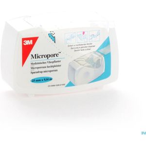 Micropore 3m 25,0mmx9,1m Nieuwe Dispenser 1530p-1d  -  3M