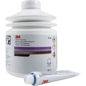 3M Platinum Plus 2K Afwerkingsplamuur + Verharder - 0.89L - Ideaal voor Auto-onderdelen