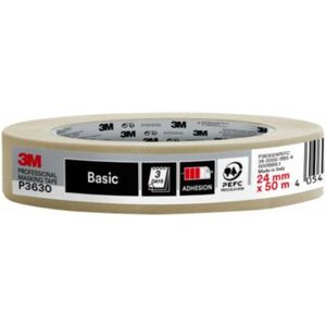 Scotch® Professionele maskeertape P3630, 24 mm x 50 m, 1 rol