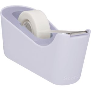 Plakbandhouder scotch c18 met 1x 19mmx33m lavendel | 1 stuk