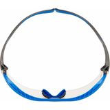 3M™ SecureFit™ 400X veiligheidsbril met blauw/grijs frame, Scotchgard™ veiligheidsbril K & N, helder glas, SF401XSGAF-BLU