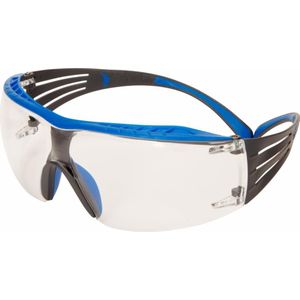 3M Veiligheidsbril | EN 166 | beugel blauw / grijs, ring helder | polycarbonaat | 1 stuk - 7100185269 7100185269