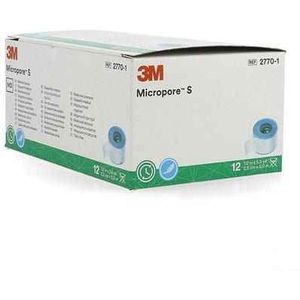 3M - Micropore - Hechtpleister - Hypoallergeen - Pijnloos Verwijderen