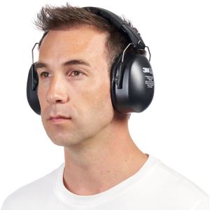 3M - 90563E - Gehoorkap - Opvouwbaar - Zwart - Comfortabel