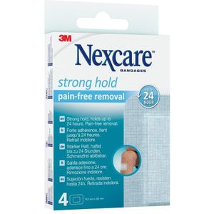 Nexcare Strong Hold Pain-Free Removal Pleisters 76,2mm x 101mm 4 stuks