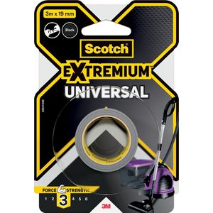 3M Scotch duct tape 19 mm x 3 m zwart