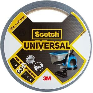 Scotch ducttape Universal, ft 48 mm x 10 m, zilver