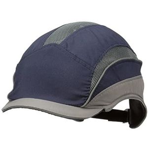 3M First Base 3 Bump Cap 2031215, Elite, Marineblauw/Grijs, Micro Peak, 25 mm