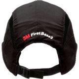 3M - First Base HC24BLK/RP FB3 CLA Impulsiecaps - Zwart - Microvezel