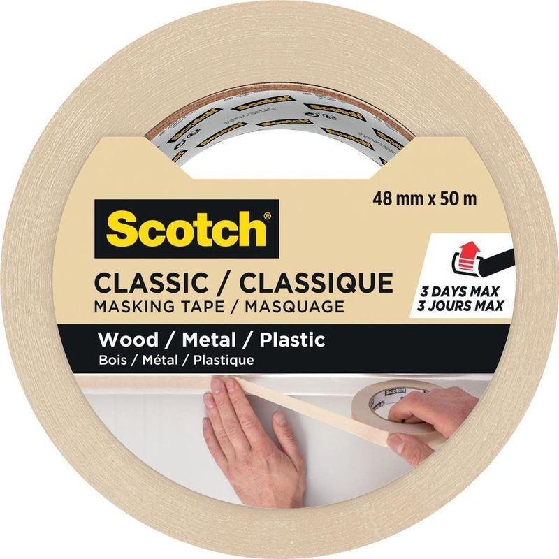 Scotch - Classic Afplaktape - Beige - 48MMx50M