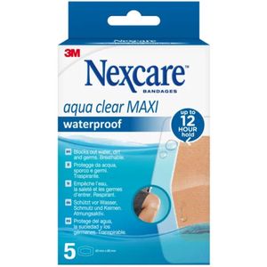 Nexcare - Aqua Clear - Waterbestendige Pleisters - Transparant - 12 Uur Bescherming