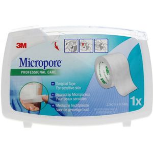 3M Micropore Professional Care Microporeuze Sparadrap 2,5 cm x 9,14 m