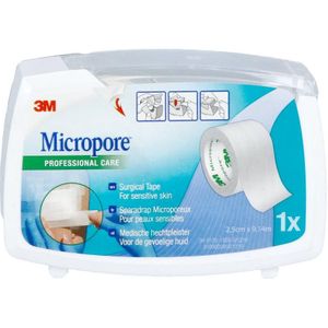 3M - Micropore Hechtpleister - 2,5 cm x 9,1 m - 1 Rol