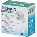 3M - Micropore - Hechtpleister - Wit - Hypoallergeen - Poreus