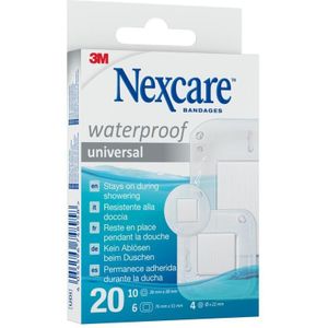 Nexcare - Universele Pleisters - Waterbestendig - 20 Stuks