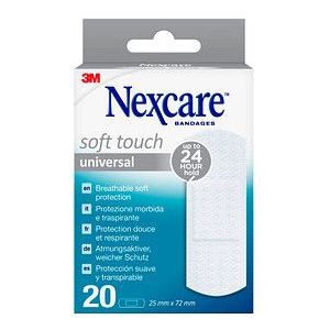 Nexcare - Universal Soft Touch - Pleisters - 20 Stuks - Zacht - Ademend