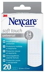 Nexcare - Universal Soft Touch - Pleisters - 20 Stuks - Zacht - Ademend