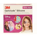 Opticlude Oogpleister siliconen maxi girl  100 stuks