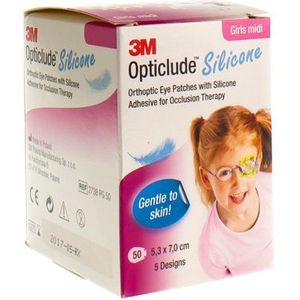 Opticlude - Silicone Oogpleisters - Midi 53mm x 70mm - 50 Stuks