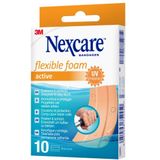 Nexcare - Active Flexible Foam - Pleisters - Waterbestendig - 20 Stuks