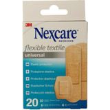 Nexcare - Universal Flexible Textile Plaster - Pleisters - 20 Stuks