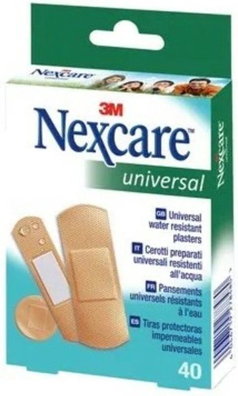 Nexcare - Universal Breathable Plasters - Ademend - Waterbestendig - 40 Stuks