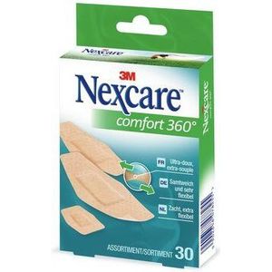 Nexcare Ultra Stretch Flexible Comfort Pleisters 3 maten 30 stuks
