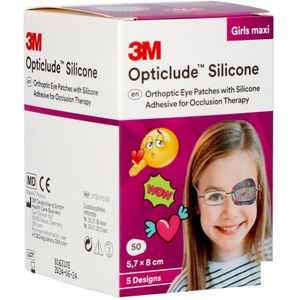 Opticlude - Silicone Oogpleisters - Maxi 57mm x 80mm - 50 Stuks