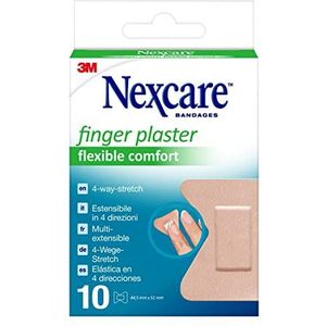 Pansements pour les doigts Nexcare Flexible Comfort, 44.5 mm x 51 mm, 10/Boîte